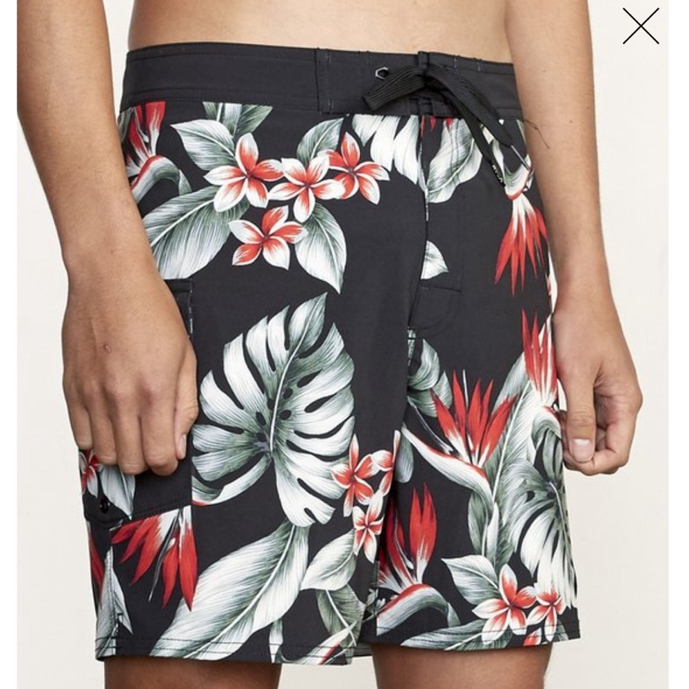 RVCA Splender Trunk 17" - Printed Board Shorts for Men